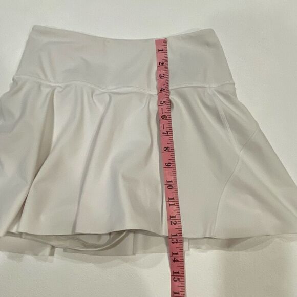 Athleta Ace Tennis Skort White 13.5” Size XS Athletic Running Golf Skirt - Picture 7 of 9